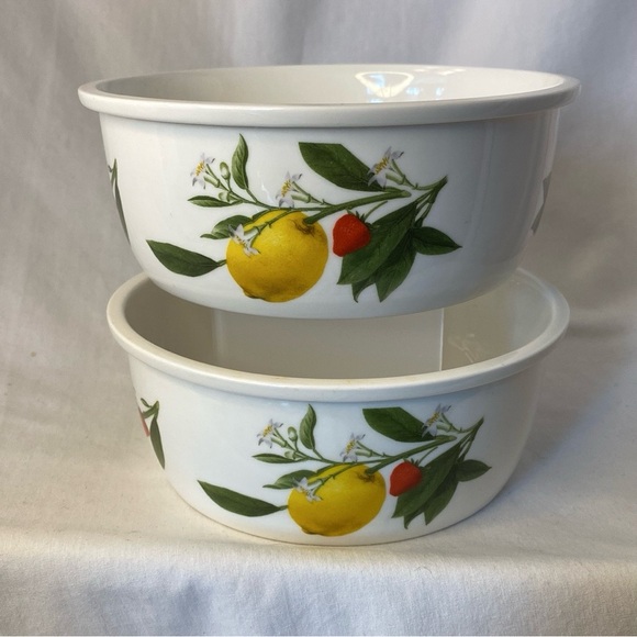 2 Lock & Lock Containers (NO LIDS) Storage Bowls ~ Lemon & Strawberries - Picture 3 of 11